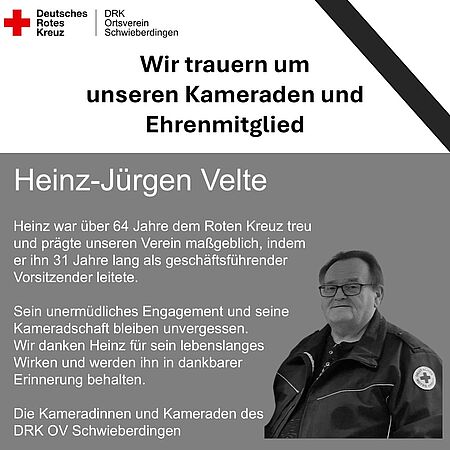 Traueranzeige Heinz Velte Traueranzeige Heinz Velte