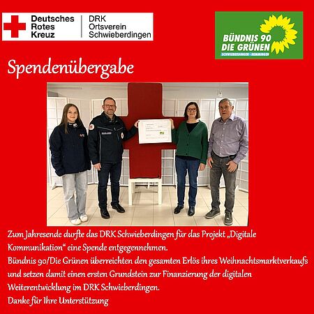 Spendenübergabe